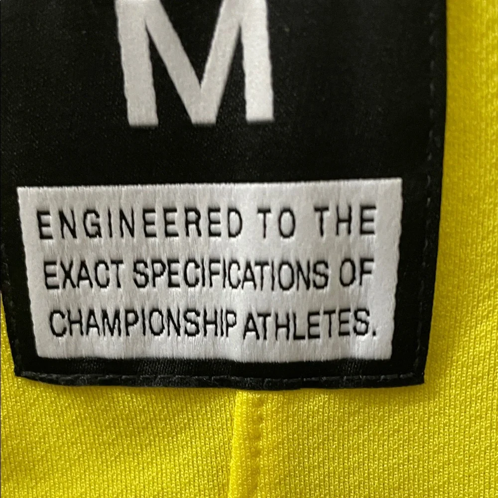 Nike Men's Bright Yellow Button-Up Jersey - Picture 4 of 4